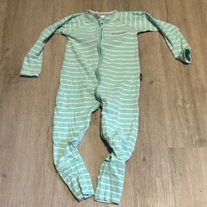 Bonds Aqua Striped Kids Footie